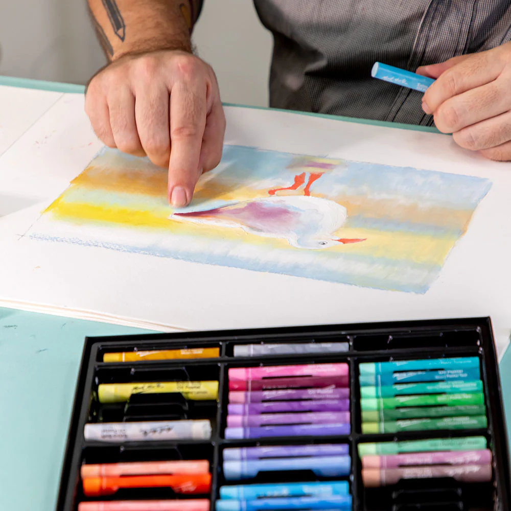 Extra Soft Oil Pastels Macaron Hues Premium 39pc - Image 5