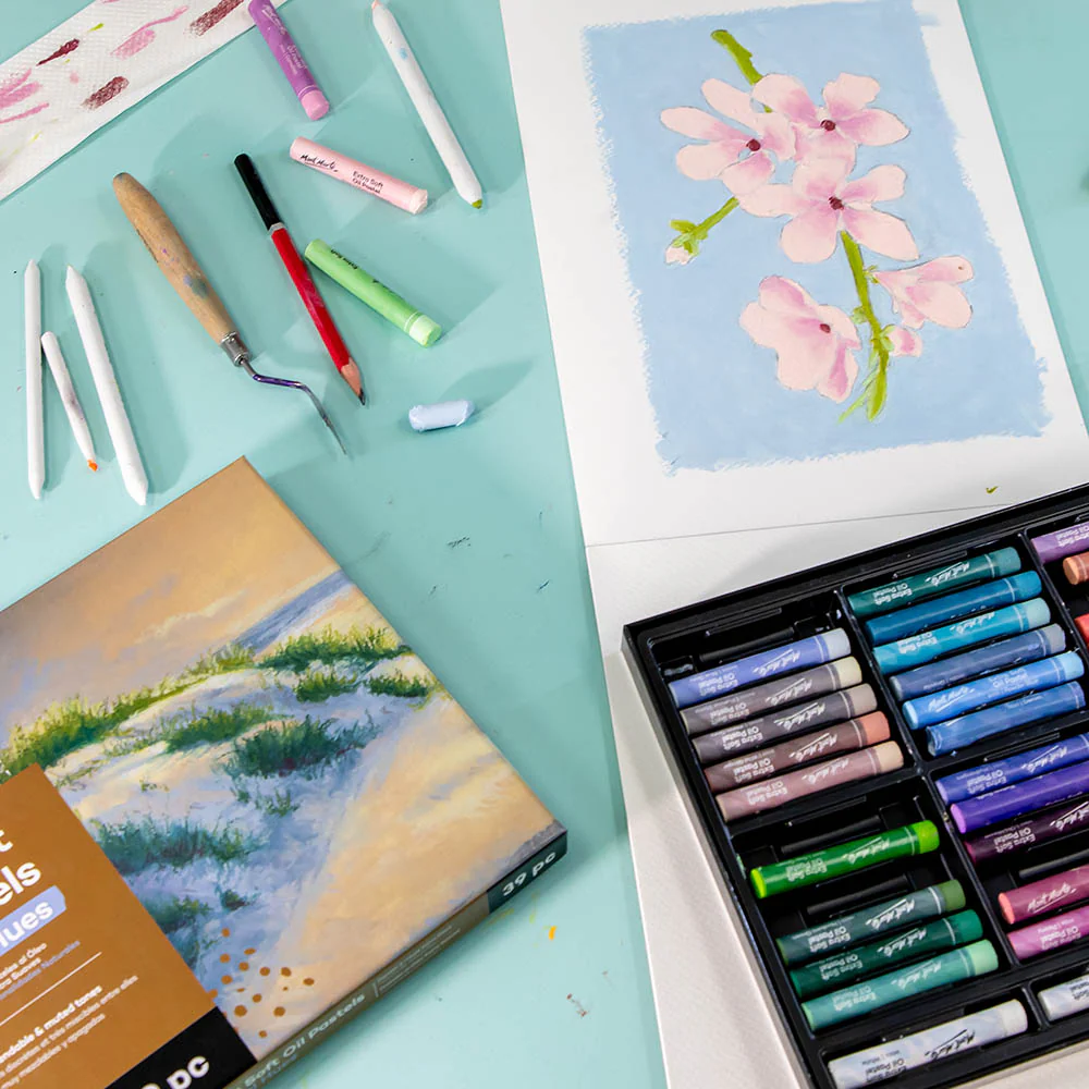 Extra Soft Oil Pastels Natural Hues Premium 26pc - Image 8