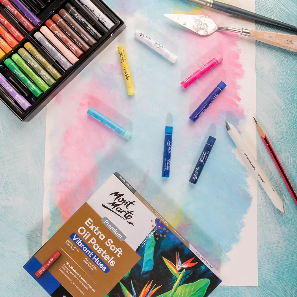 Extra Soft Oil Pastels Vibrant Hues Premium 26pc - Image 10