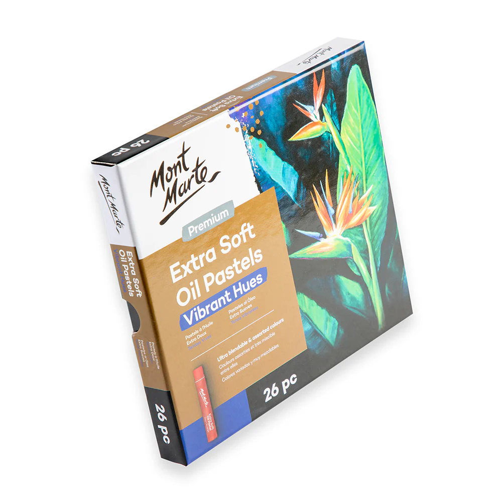 Extra Soft Oil Pastels Vibrant Hues Premium 26pc - Image 3