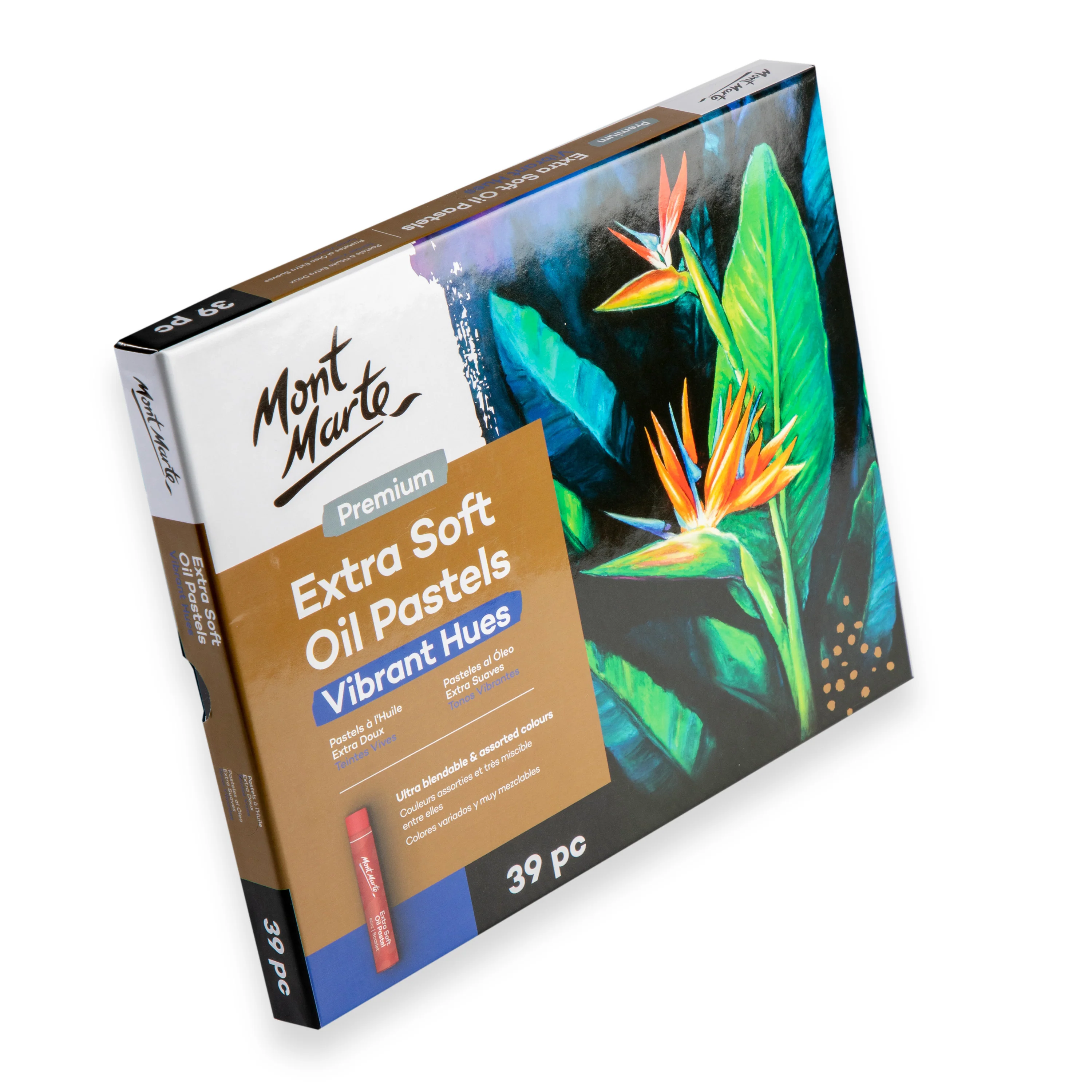 Extra Soft Oil Pastels Vibrant Hues Premium 39pc - Image 3