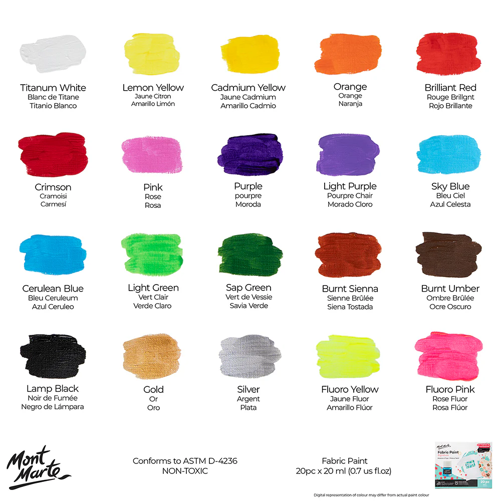 Fabric Paint Signature 20pc x 20ml - Image 13