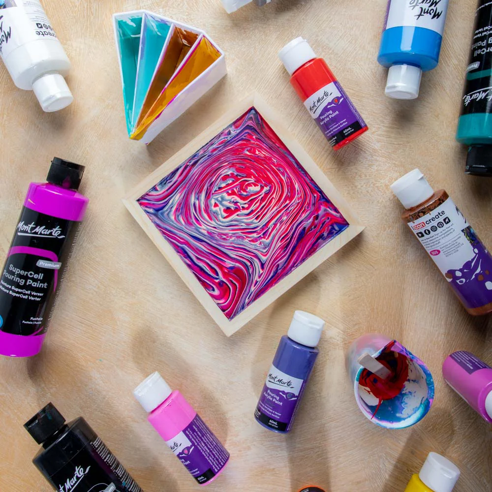 Fluid Art Panel Premium 15 x 15cm (6 x 6in) - Image 10