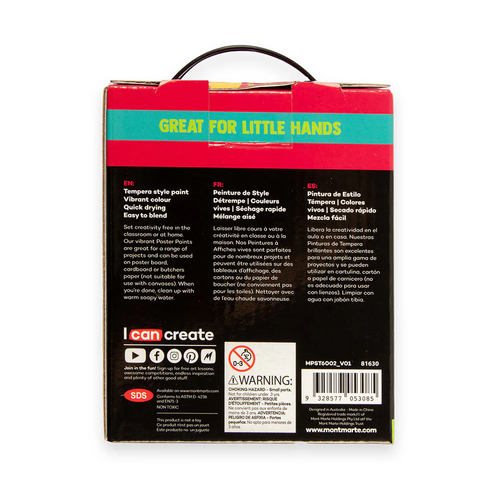 Fluoro Poster Paints 6pc x 60ml - Image 4