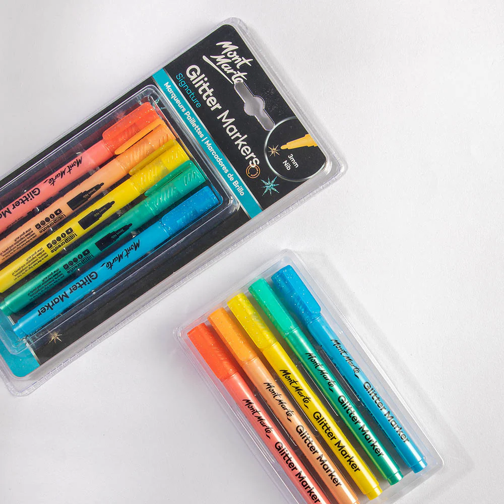 Glitter Markers Signature 5pc - Image 2