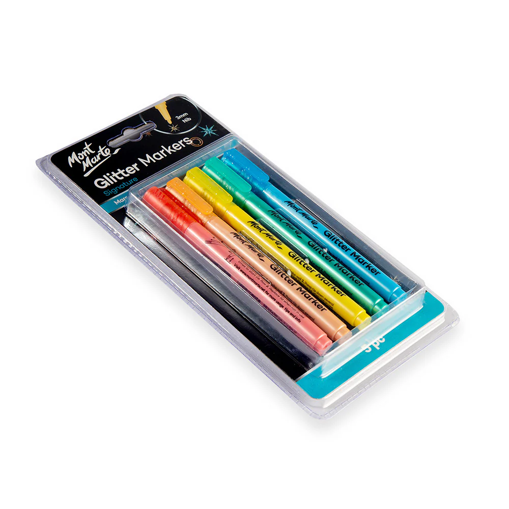Glitter Markers Signature 5pc - Image 3