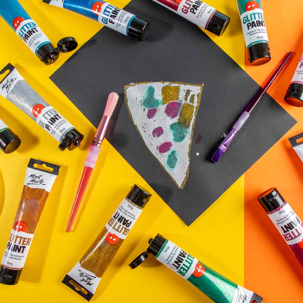 Glitter Paint 75ml - Turquoise - Image 7