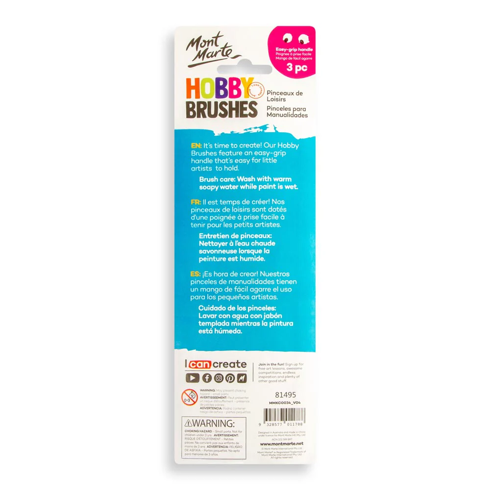 Hobby Brushes 3pc - Image 4