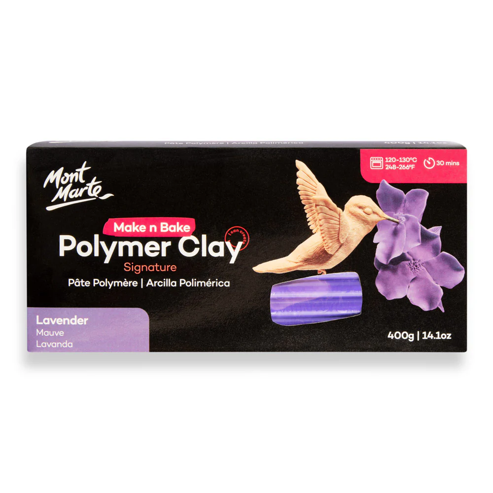 Make n Bake Polymer Clay Signature 400g - Lavender