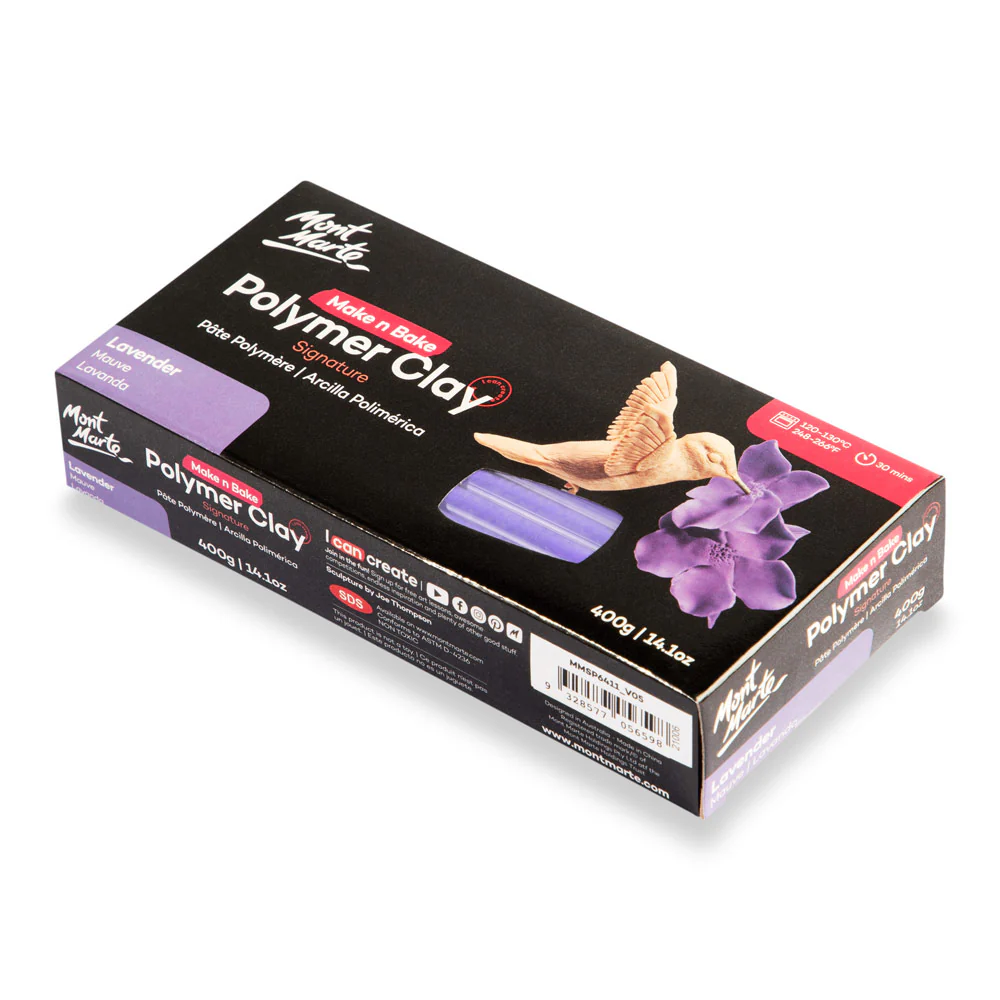 Make n Bake Polymer Clay Signature 400g - Lavender - Image 3