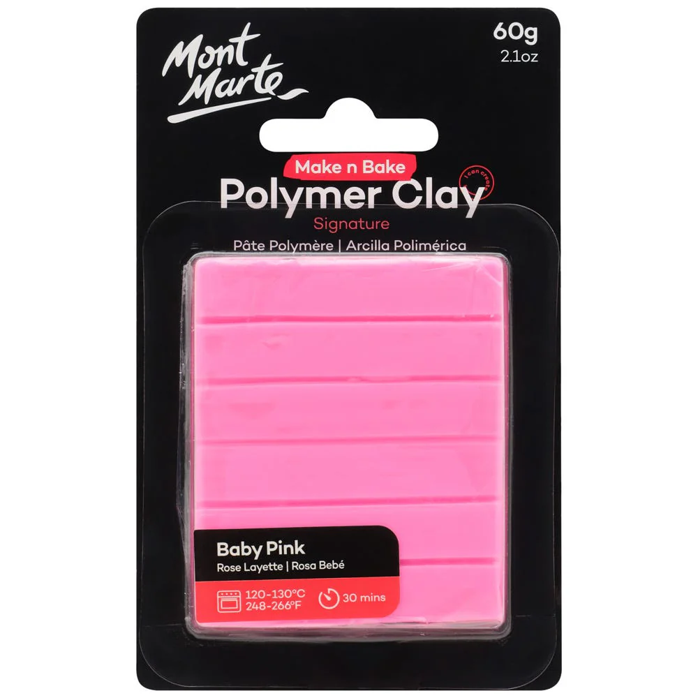 Make n Bake Polymer Clay Signature 60g - Baby Pink