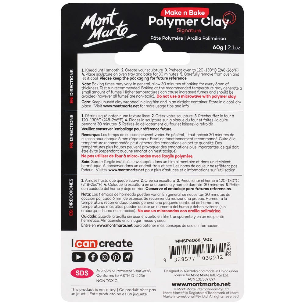 Make n Bake Polymer Clay Signature 60g - Bronze - Image 2