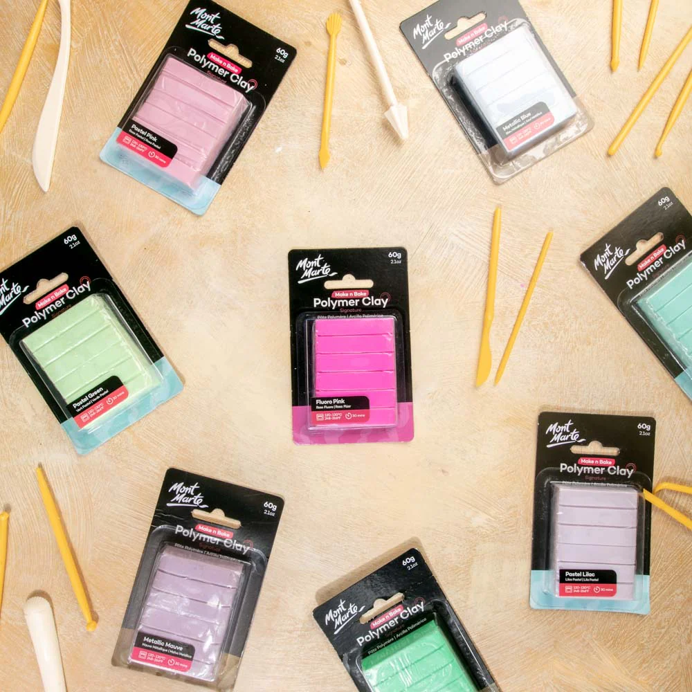 Make n Bake Polymer Clay Signature 60g - Fluoro Pink - Image 7