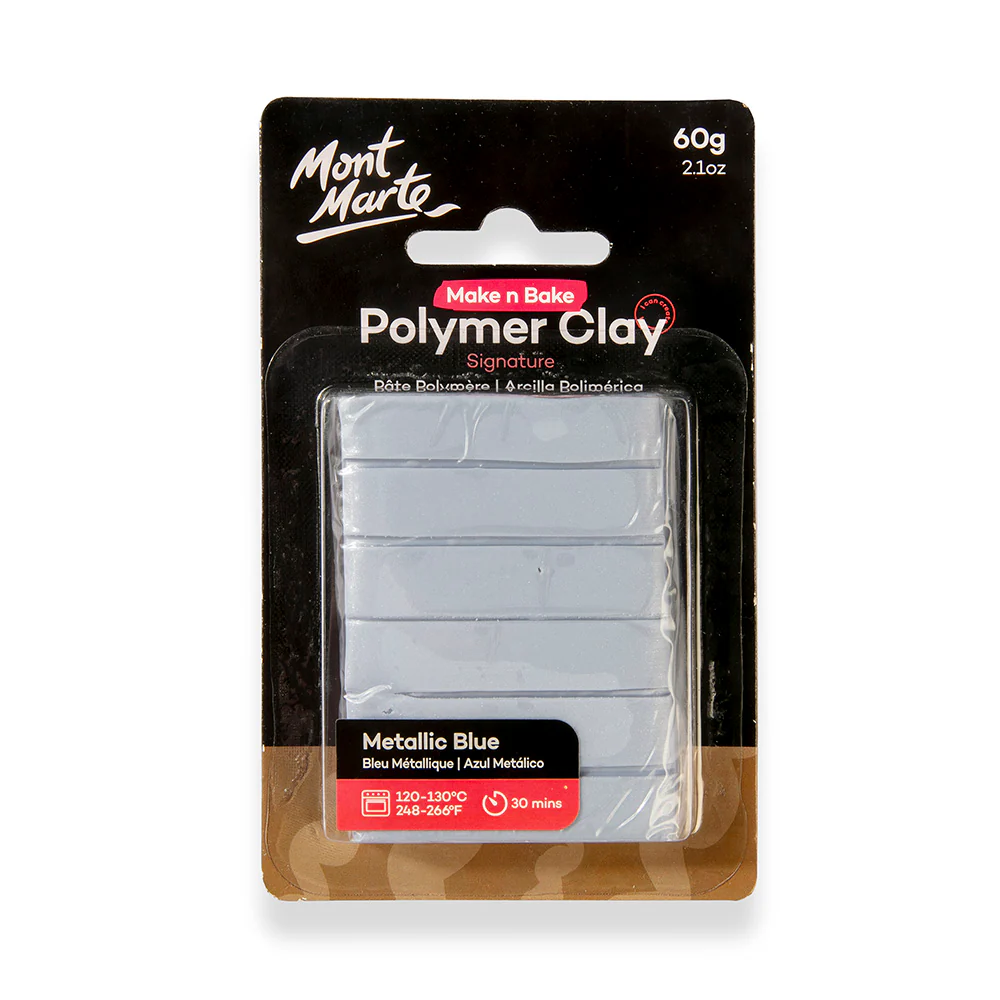 Make n Bake Polymer Clay Signature 60g - Metallic Blue