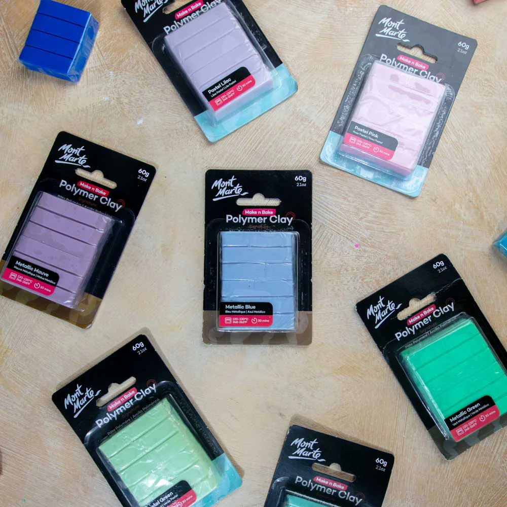 Make n Bake Polymer Clay Signature 60g - Metallic Blue - Image 8
