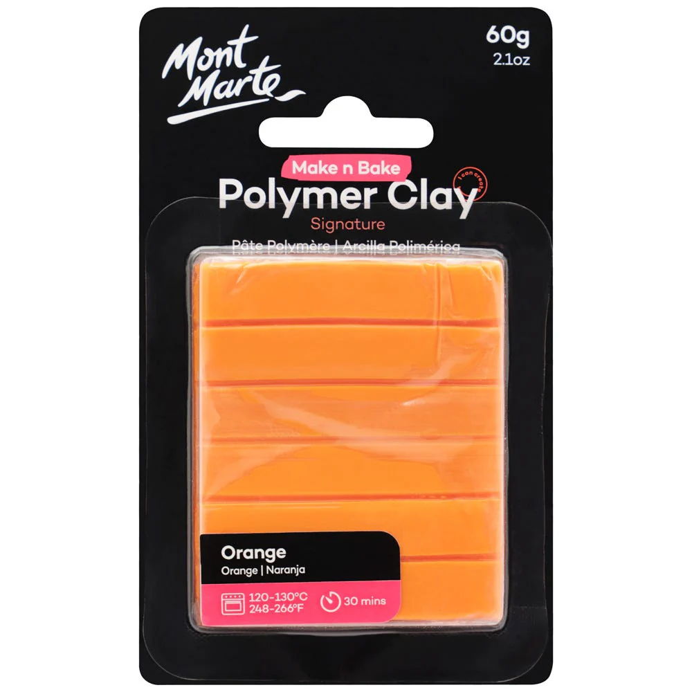 Make n Bake Polymer Clay Signature 60g - Orange