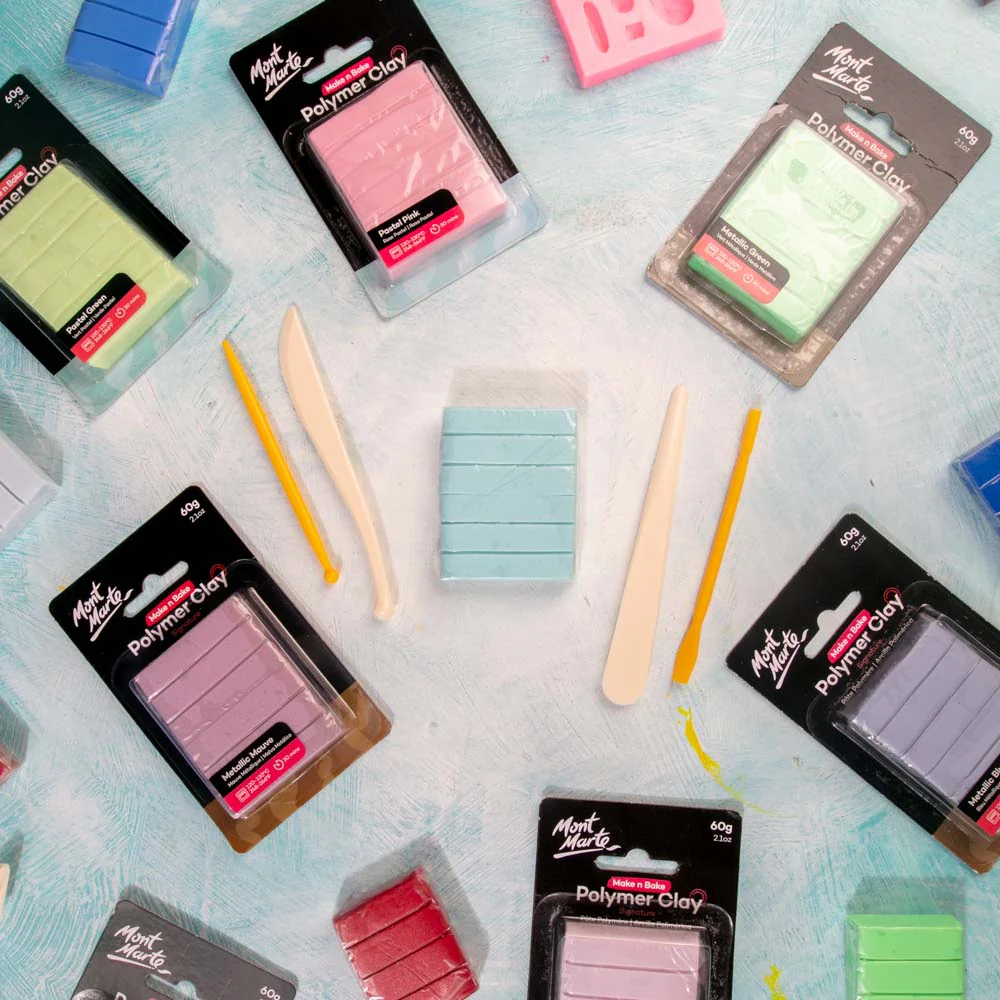 Make n Bake Polymer Clay Signature 60g - Pastel Blue - Image 8