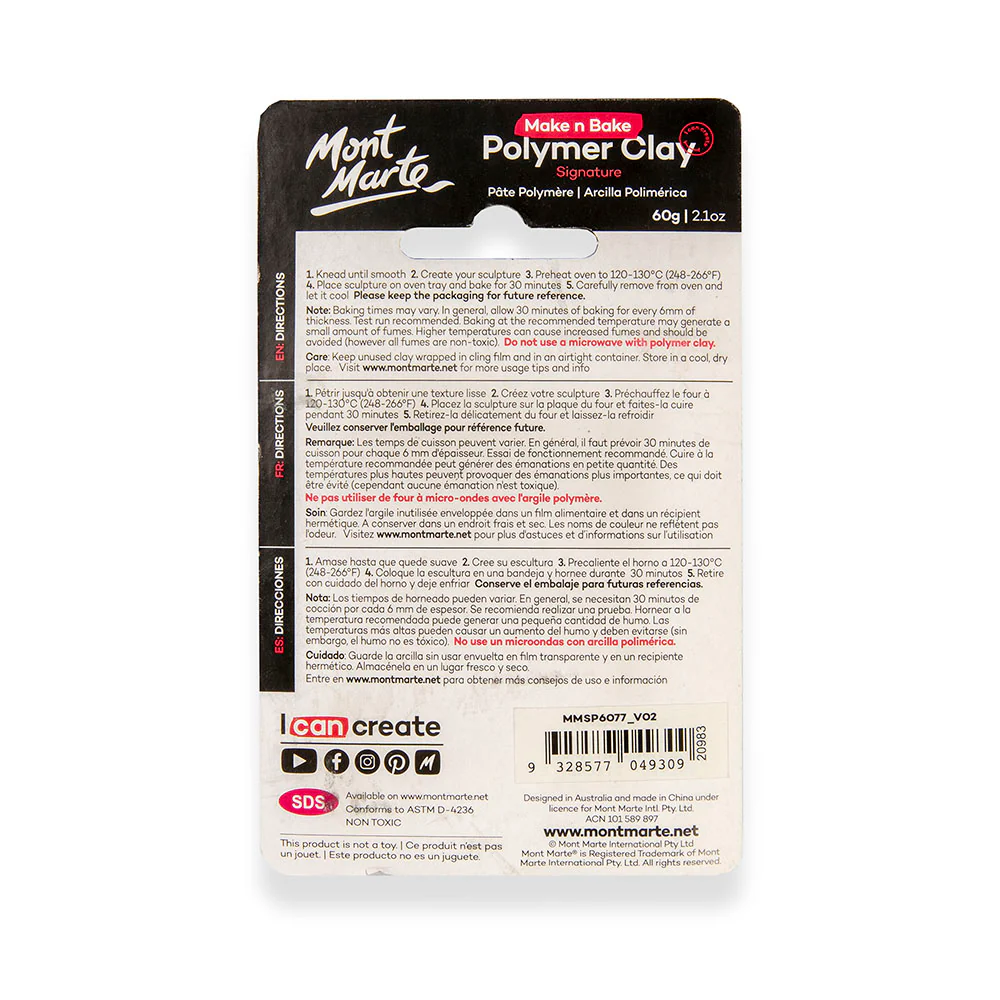 Make n Bake Polymer Clay Signature 60g - Pastel Green - Image 2