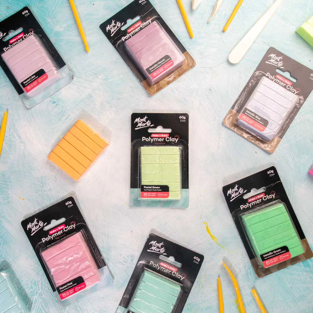 Make n Bake Polymer Clay Signature 60g - Pastel Green - Image 7