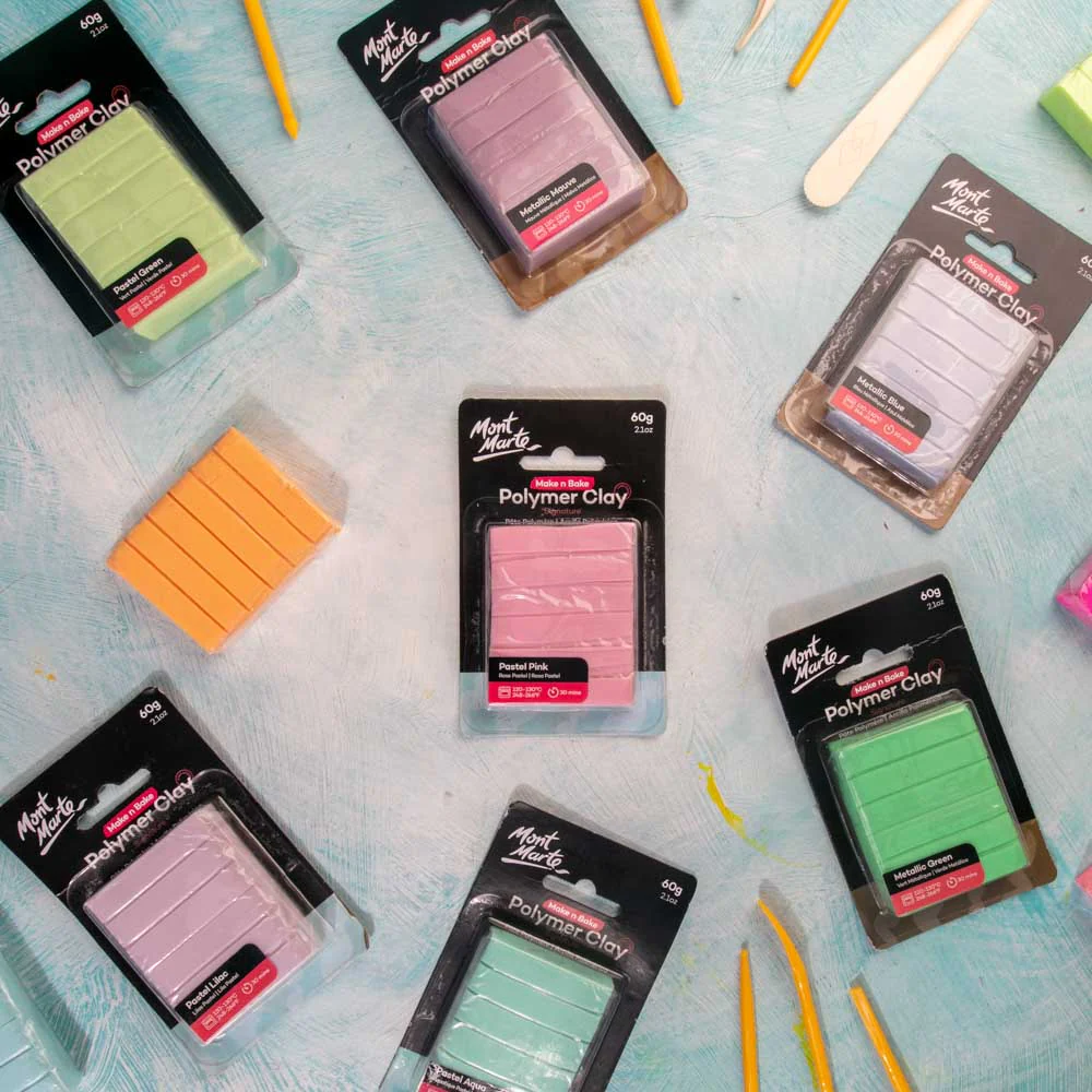 Make n Bake Polymer Clay Signature 60g - Pastel Pink - Image 7