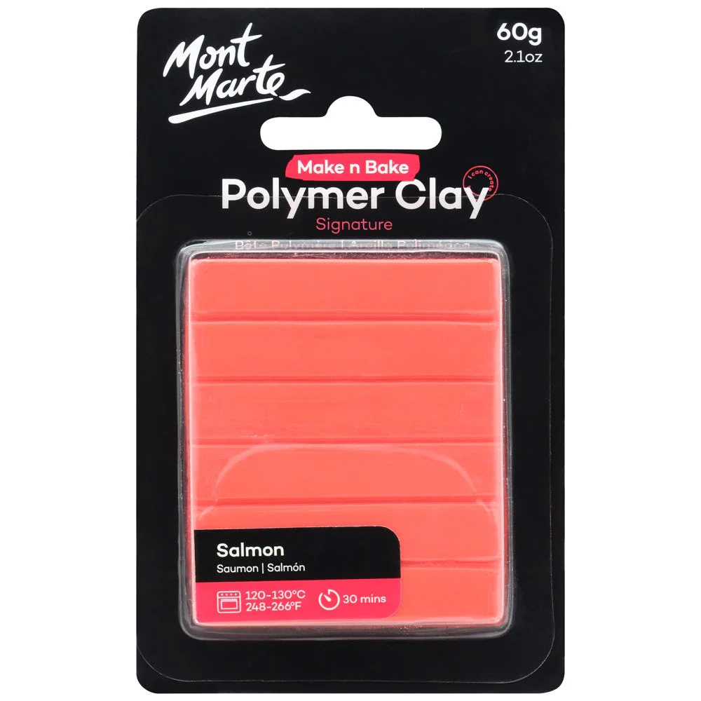 Make n Bake Polymer Clay Signature 60g - Salmon