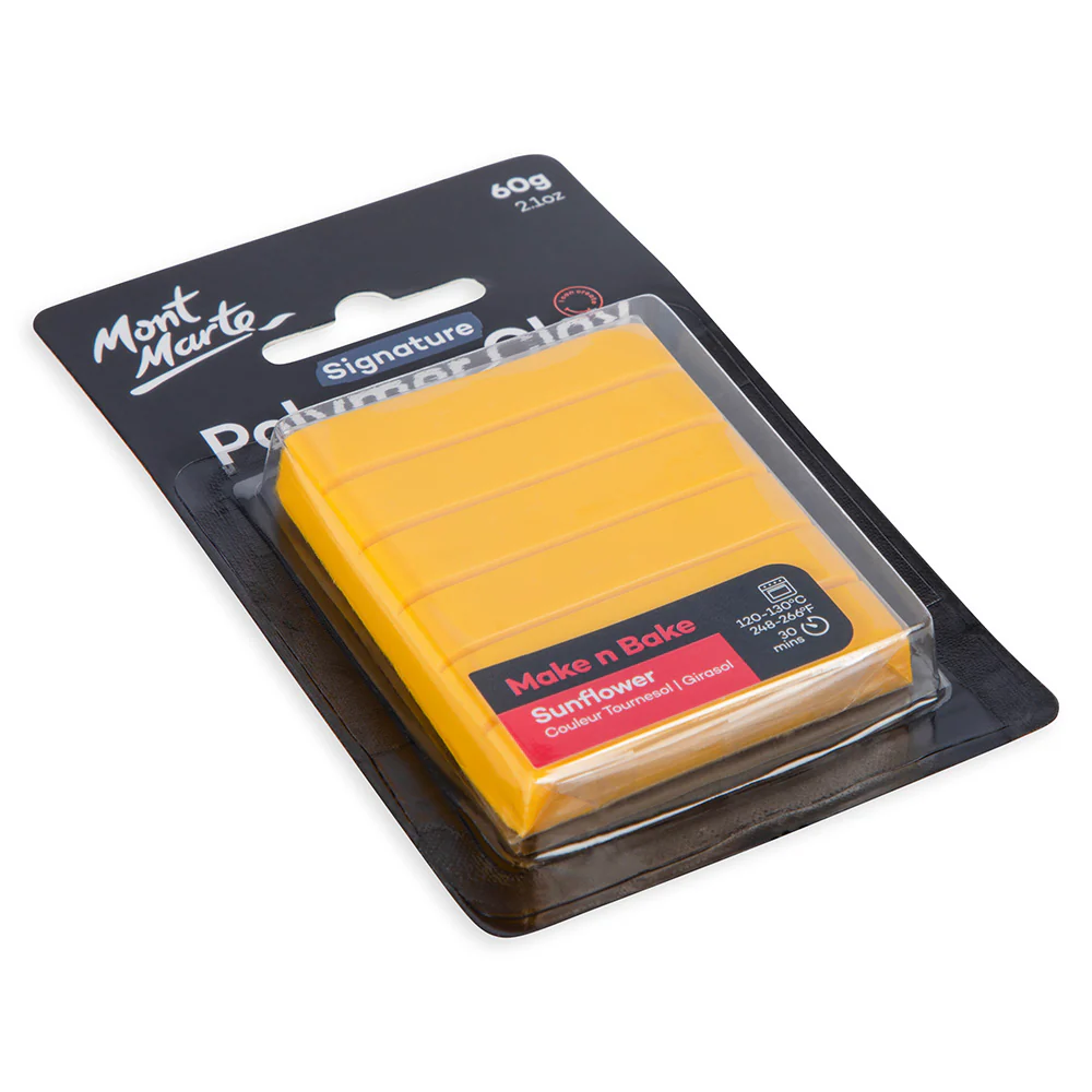 Make n Bake Polymer Clay Signature 60g - Sunflower - Image 2