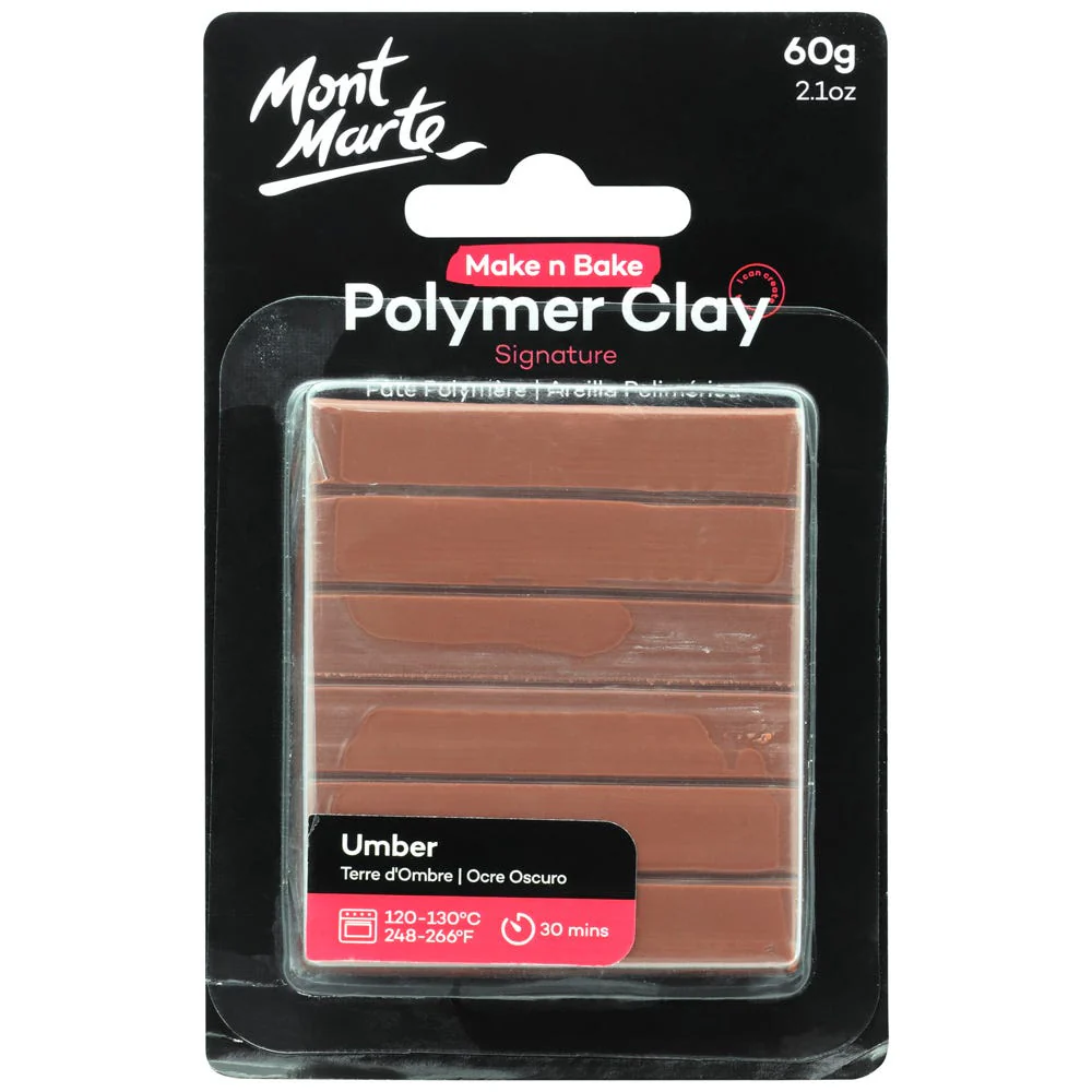 Make n Bake Polymer Clay Signature 60g - Umber