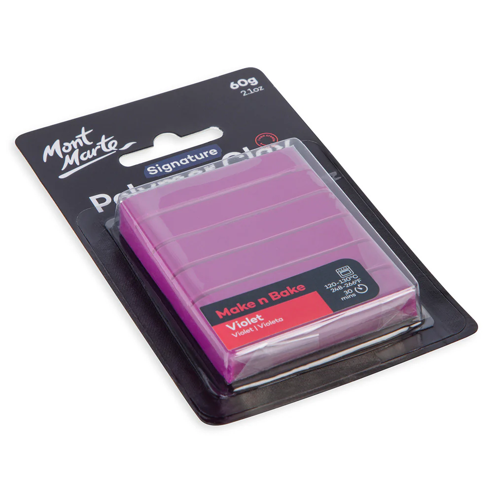 Make n Bake Polymer Clay Signature 60g - Violet - Image 2