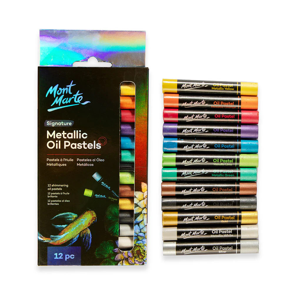 Metallic Oil Pastels Signature 12pc - Image 3