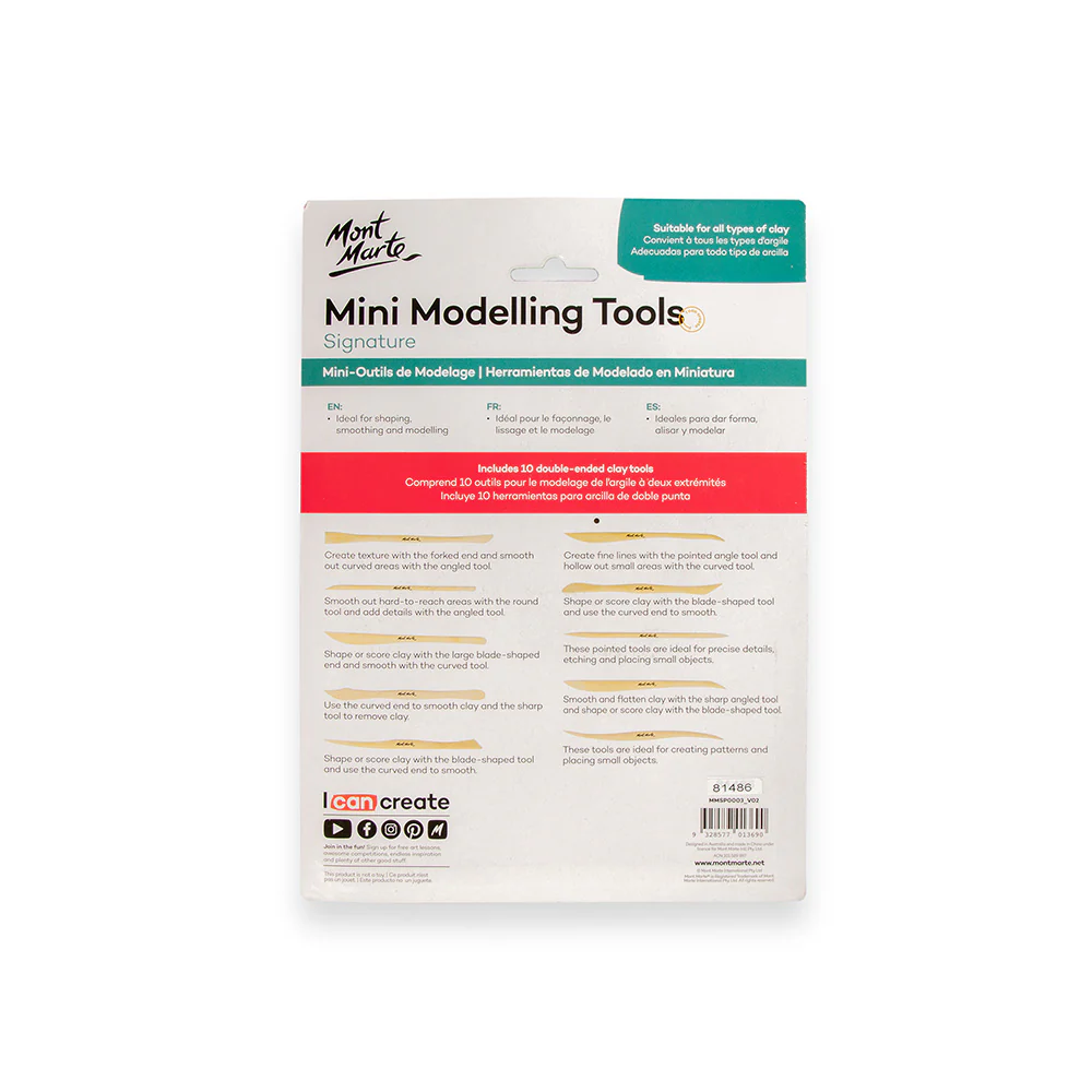 Mini Modelling Tools Signature 10pc - Image 4