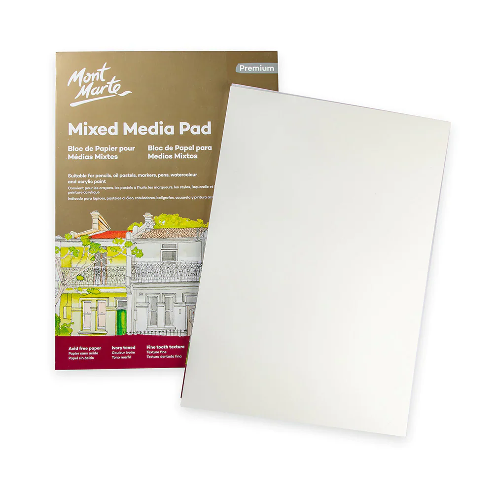 Mixed Media Pad Premium 300gsm A3 15 Sheets - Image 4