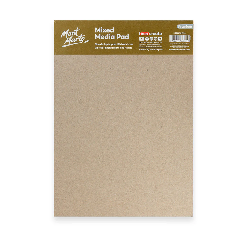 Mixed Media Pad Premium 300gsm A4 15 Sheets - Image 3