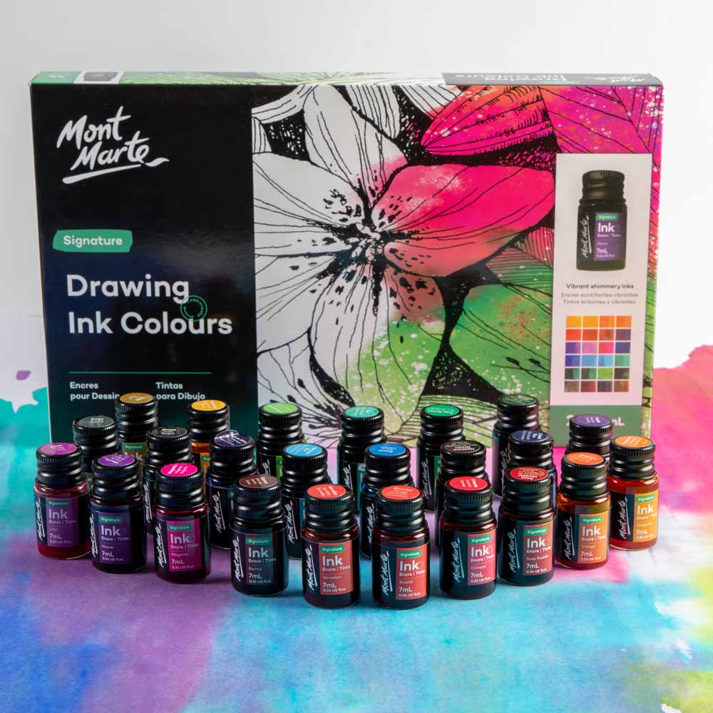 Drawing Ink Colours Signature 24pc x 7ml - Image 2