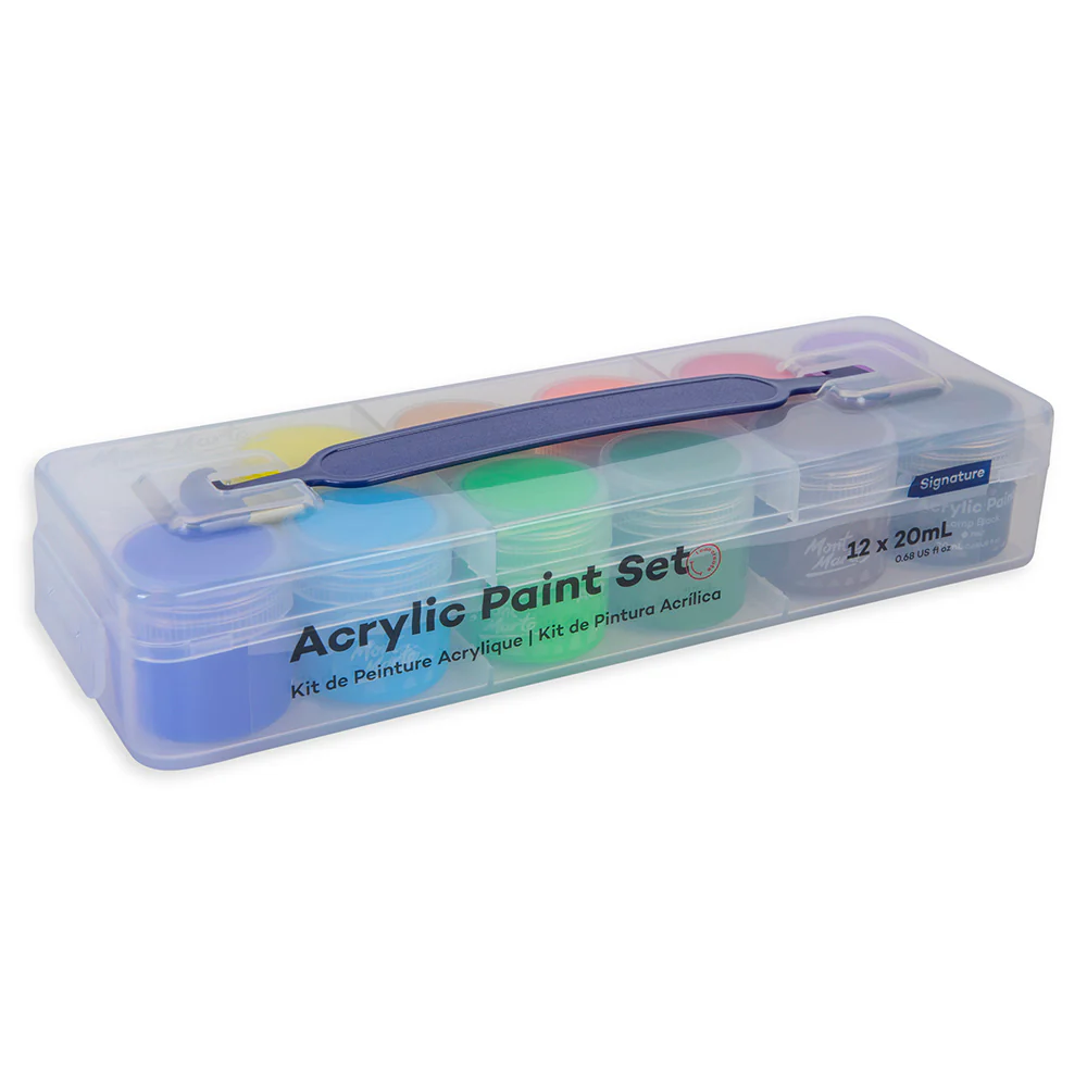 Acrylic Paint Pot Set Signature 12pc x 20ml