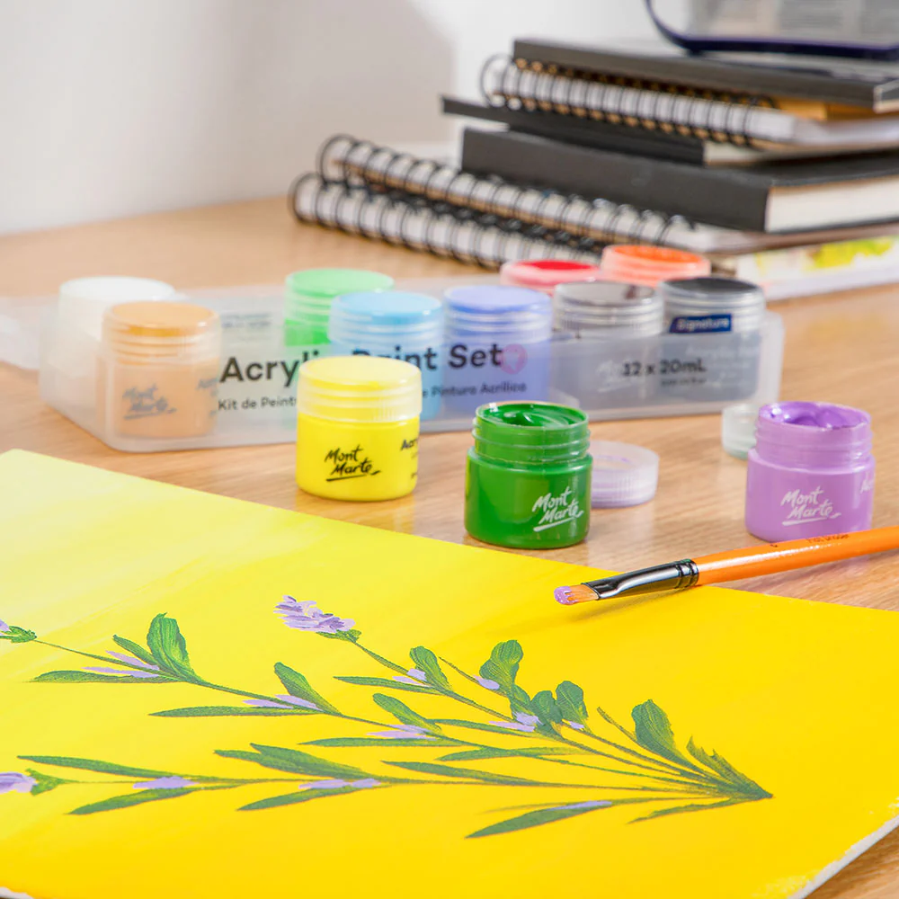 Acrylic Paint Pot Set Signature 12pc x 20ml - Image 13