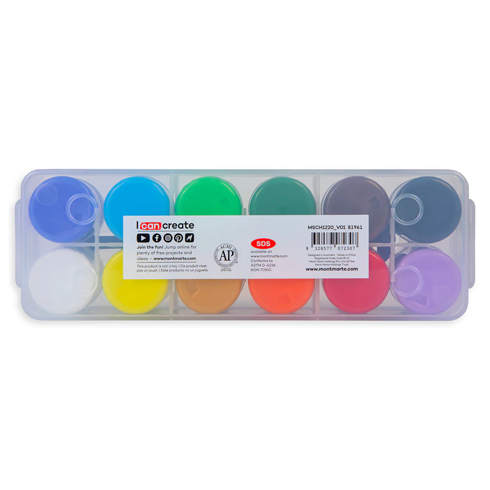 Acrylic Paint Pot Set Signature 12pc x 20ml - Image 5