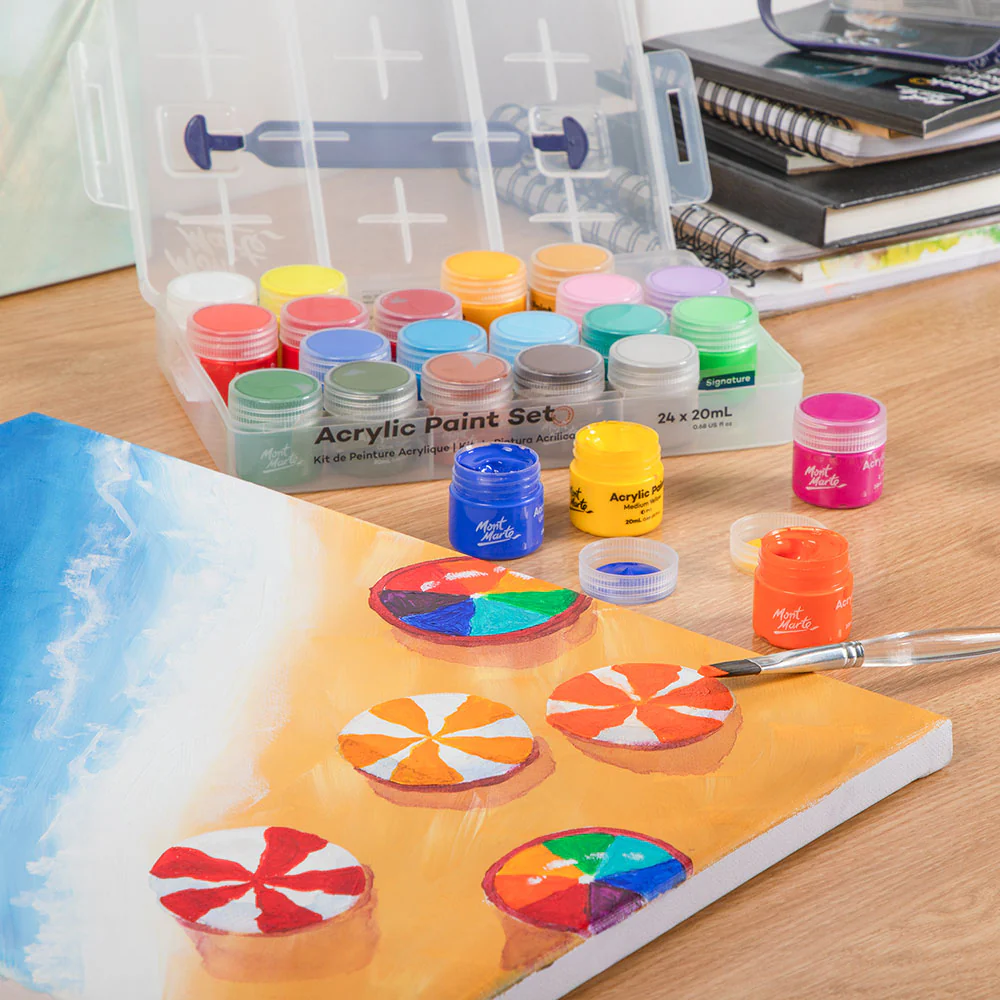 Acrylic Paint Pot Set Signature 24pc x 20ml - Image 8