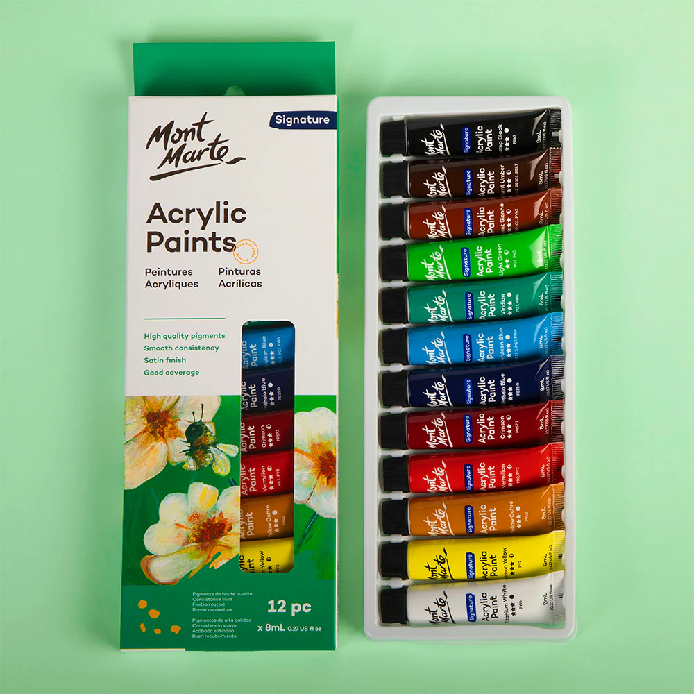 Acrylic Paints Signature 12pc x 8ml - Image 2