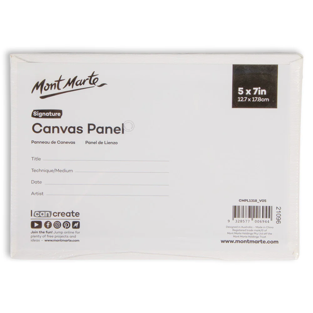 Canvas Panels Signature 3pc 12.7 x 17.8cm (5 x 7in) - Image 4