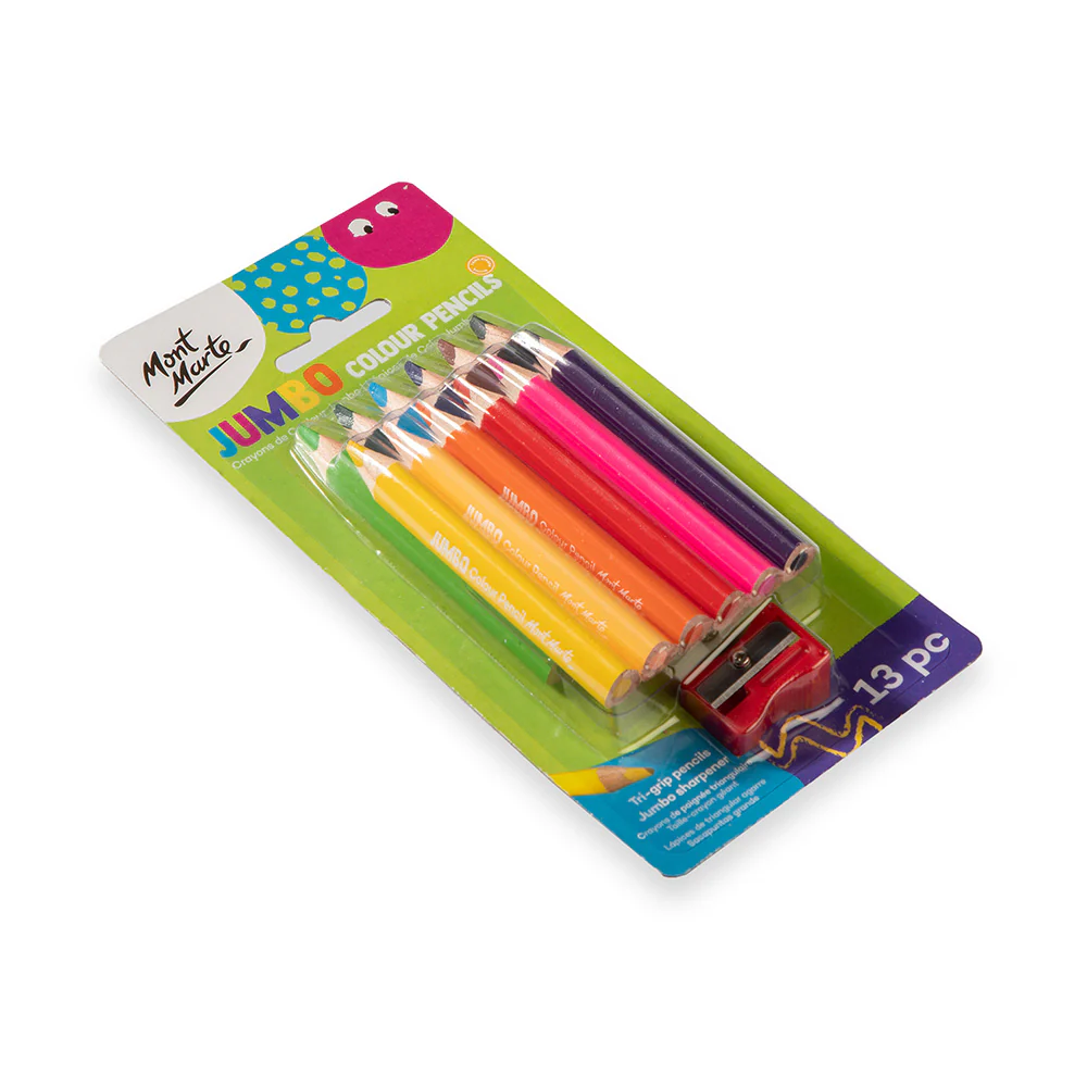 Jumbo Colour Pencils 13pc - Image 3