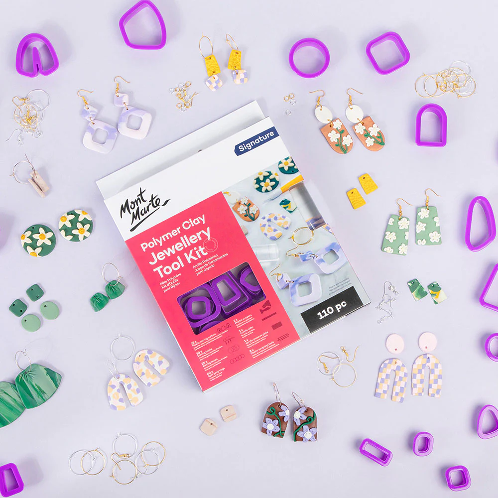 Polymer Clay Jewellery Making Kit 110pc Signature - Image 12