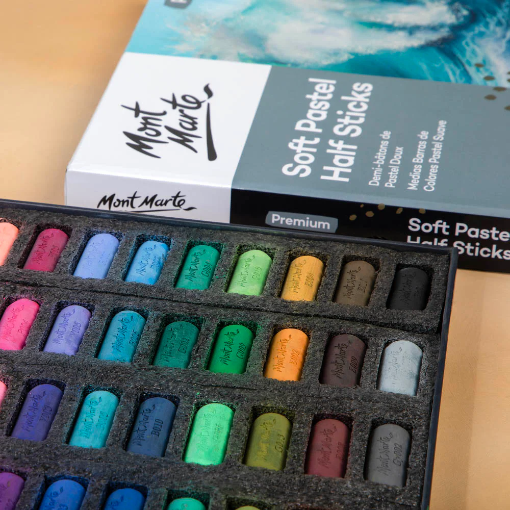 Soft Pastel Half Sticks Premium 48pc - Image 10