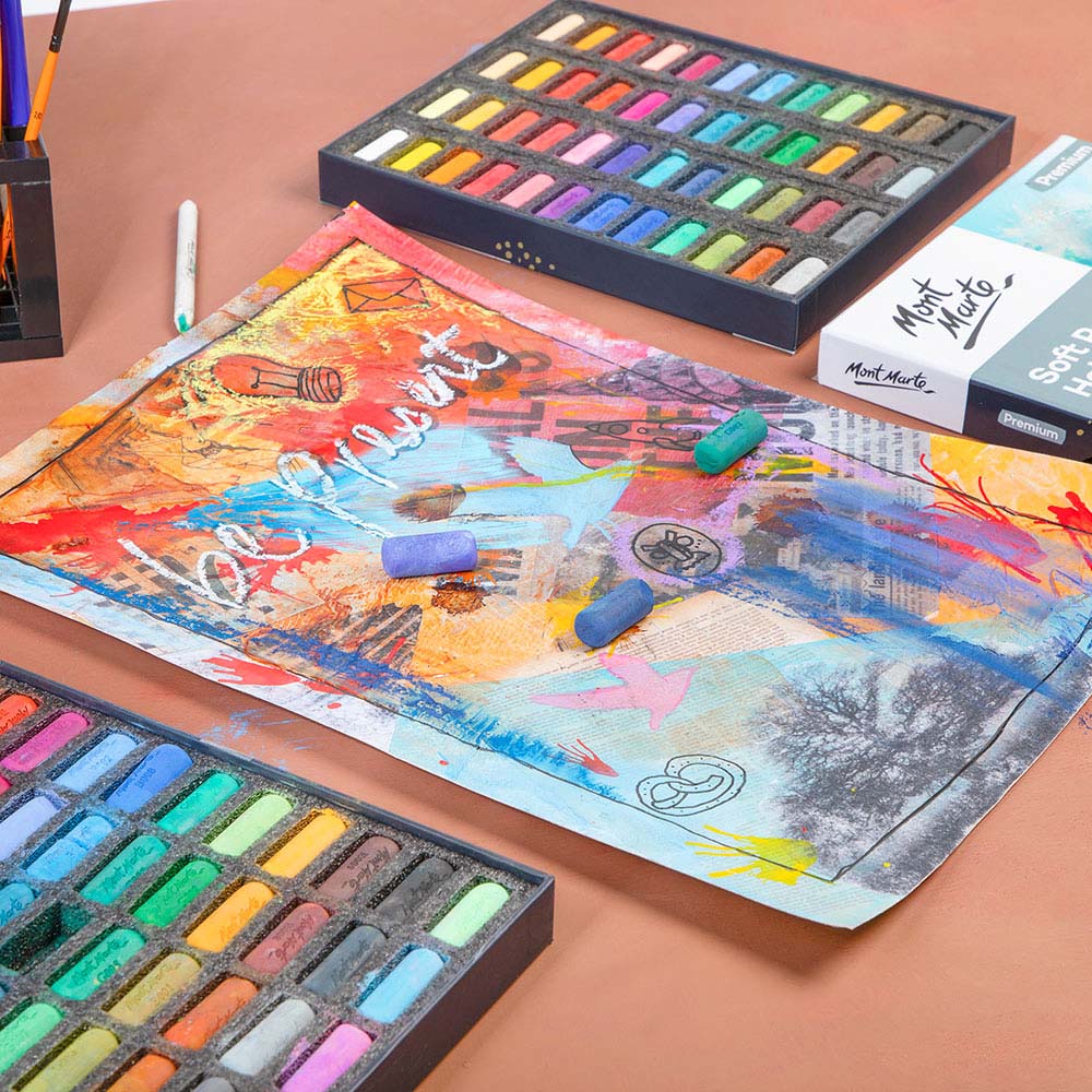 Soft Pastel Half Sticks Premium 48pc - Image 8