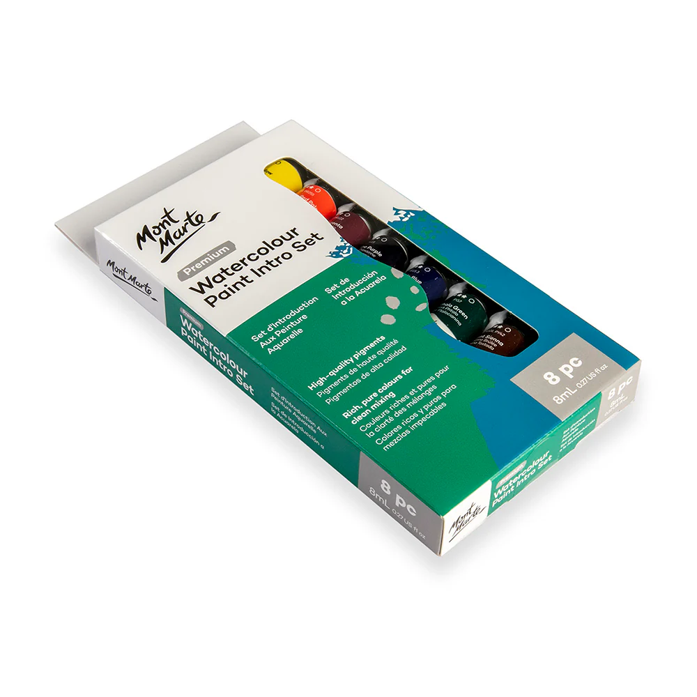 Watercolour Paints Premium Intro Set 8pc x 8ml - Image 3