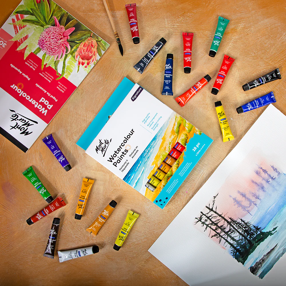 Watercolour Paint Set 18pc x 12ml - Image 9