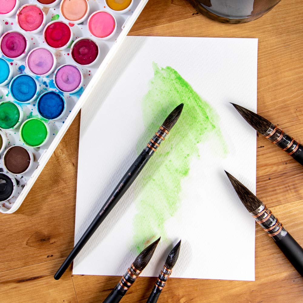 Watercolour Mop Brush Artiste 4 - Image 7