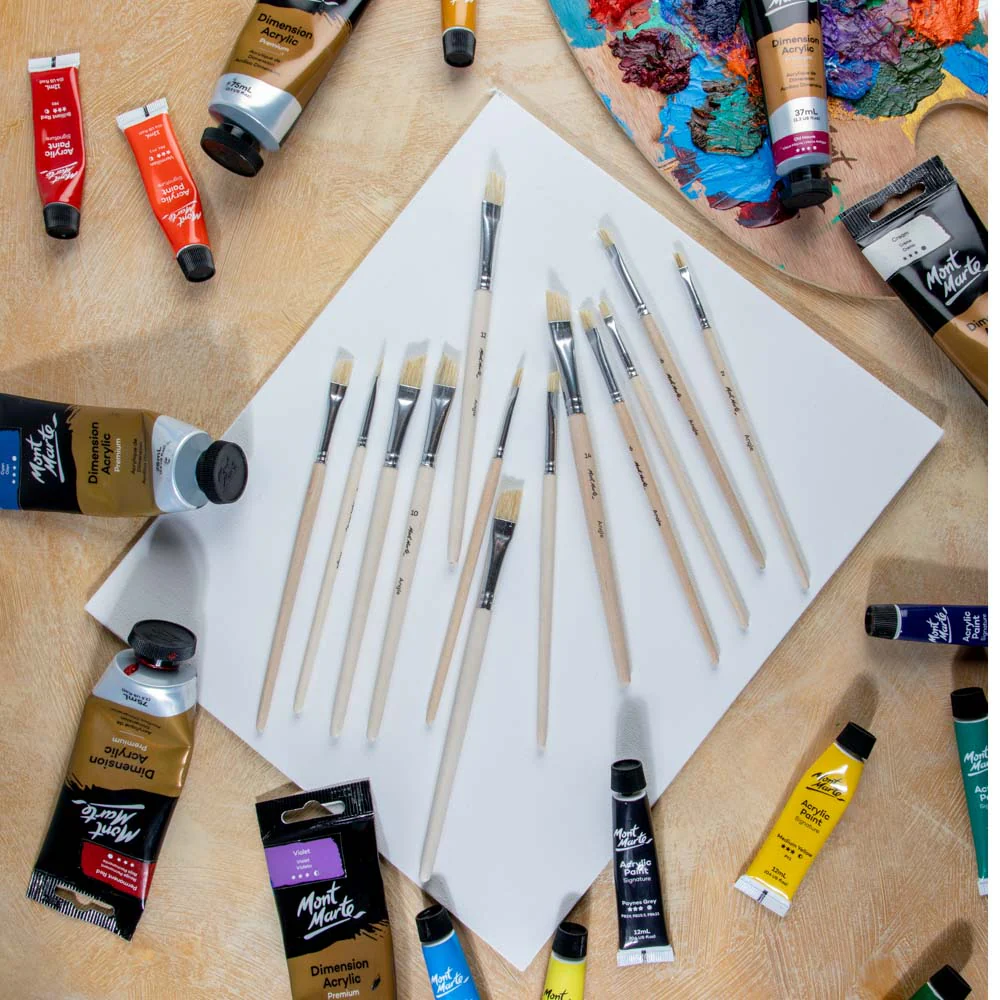 Natural Hair Art Brush Set Angle Discovery 13pc - Image 7