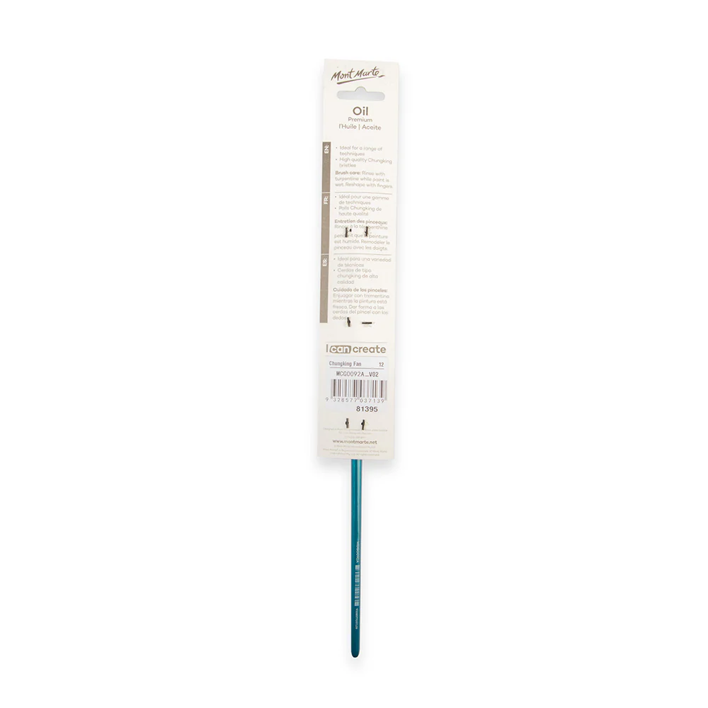 Oil Brush Premium Chungking Fan Brush 12 - Image 4