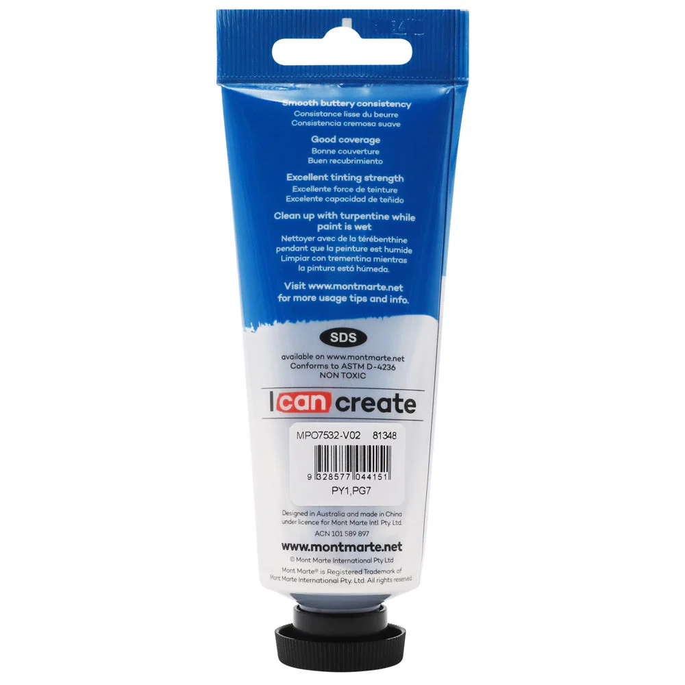 Oil Paint Premium 75ml Tube - Olive Green - Image 2