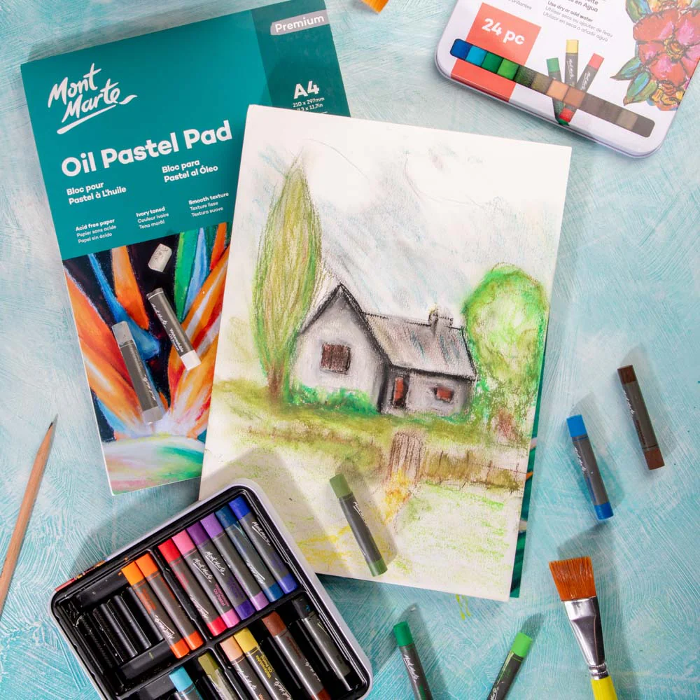 Oil Pastel Pad Premium A4 20 Sheets 200gsm - Image 10